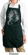 Ladies Yoga Apron Ganesha Profile Full Length Apron with Pockets