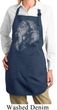 Ladies Yoga Apron Ganesha Profile Full Length Apron with Pockets