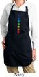Ladies Yoga Apron Glowing Chakras Full Length Apron with Pockets