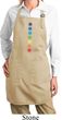 Ladies Yoga Apron Glowing Chakras Full Length Apron with Pockets