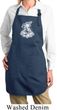 Ladies Yoga Apron Krishna Full Length Apron with Pockets