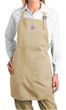 Ladies Yoga Apron Layered Flower Patch Full Length Apron with Pockets