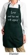 Ladies Yoga Apron Leap Full Length Apron with Pockets