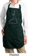 Ladies Yoga Apron Line Warrior Full Length Apron with Pockets