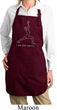 Ladies Yoga Apron Line Warrior Full Length Apron with Pockets