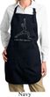 Ladies Yoga Apron Line Warrior Full Length Apron with Pockets