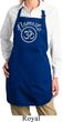 Ladies Yoga Apron Namaste Om Full Length Apron with Pockets