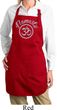 Ladies Yoga Apron Namaste Om Full Length Apron with Pockets