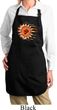 Ladies Yoga Apron Ohm Sun Full Length Apron with Pockets