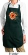 Ladies Yoga Apron Ohm Sun Full Length Apron with Pockets