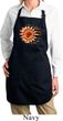 Ladies Yoga Apron Ohm Sun Full Length Apron with Pockets
