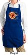 Ladies Yoga Apron Ohm Sun Full Length Apron with Pockets