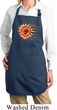 Ladies Yoga Apron Ohm Sun Full Length Apron with Pockets