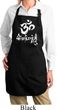 Ladies Yoga Apron OM Mani Padme Hum Full Length Apron with Pockets