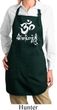 Ladies Yoga Apron OM Mani Padme Hum Full Length Apron with Pockets