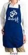 Ladies Yoga Apron OM Mani Padme Hum Full Length Apron with Pockets