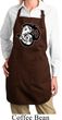 Ladies Yoga Apron Om Mashup Full Length Apron with Pockets