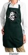 Ladies Yoga Apron Om Mashup Full Length Apron with Pockets
