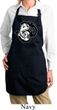 Ladies Yoga Apron Om Mashup Full Length Apron with Pockets