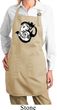 Ladies Yoga Apron Om Mashup Full Length Apron with Pockets
