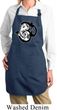 Ladies Yoga Apron Om Mashup Full Length Apron with Pockets