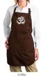 Ladies Yoga Apron OM Tie Dye Full Length Apron with Pockets