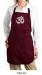 Ladies Yoga Apron OM Tie Dye Full Length Apron with Pockets