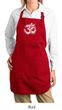 Ladies Yoga Apron OM Tie Dye Full Length Apron with Pockets
