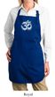 Ladies Yoga Apron OM Tie Dye Full Length Apron with Pockets