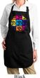 Ladies Yoga Apron Pop Art Om Full Length Apron with Pockets