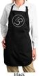 Ladies Yoga Apron Thin OM Full Length Apron with Pockets