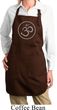 Ladies Yoga Apron Thin OM Full Length Apron with Pockets