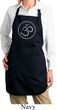 Ladies Yoga Apron Thin OM Full Length Apron with Pockets
