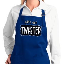 Ladies Yoga Apron Twisted Full Length Apron with Pockets