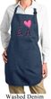 Ladies Yoga Apron Yoga Love Full Length Apron with Pockets