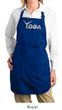 Ladies Yoga Apron Yoga Spelling Full Length Apron with Pockets