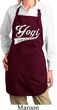 Ladies Yoga Apron Yogi University Full Length Apron with Pockets