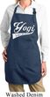 Ladies Yoga Apron Yogi University Full Length Apron with Pockets