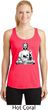 Ladies Yoga At Peace Buddha Dry Wicking Racerback