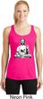 Ladies Yoga At Peace Buddha Dry Wicking Racerback
