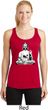 Ladies Yoga At Peace Buddha Dry Wicking Racerback