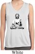 Ladies Yoga At Peace Buddha Dry Wicking Sleeveless Shirt
