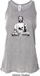 Ladies Yoga At Peace Buddha Flowy Racerback