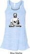 Ladies Yoga At Peace Buddha Flowy Racerback