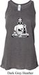 Ladies Yoga At Peace Buddha Flowy Racerback