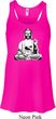 Ladies Yoga At Peace Buddha Flowy Racerback