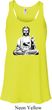 Ladies Yoga At Peace Buddha Flowy Racerback