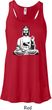 Ladies Yoga At Peace Buddha Flowy Racerback