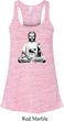 Ladies Yoga At Peace Buddha Flowy Racerback