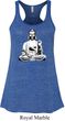 Ladies Yoga At Peace Buddha Flowy Racerback